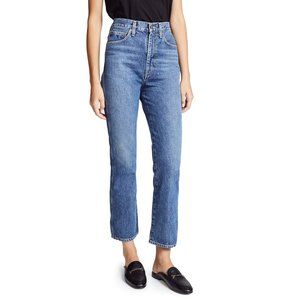 AGOLDE Pinch Waist High Rise Kick Jeans Placebo 25